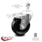 Service Caster 4 Inch Phenolic Swivel 1/2 Inch Threaded Stem Caster with Total Lock Brake SCC SCC-TSTTL20S414-PHR-121315 - alternate 5